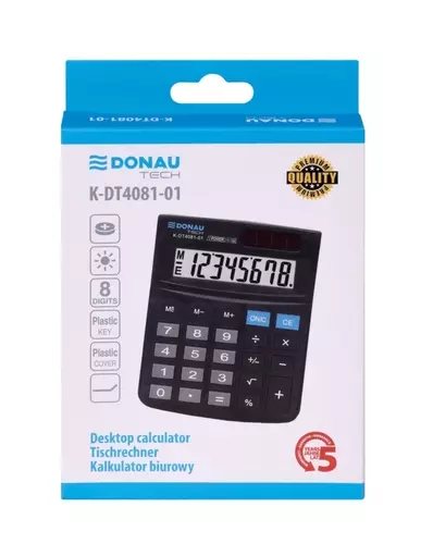 Kalkulator Donau Tech K-DT4081 czarny 2