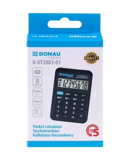 Kalkulator Donau Tech K-DT2083 czarny 2
