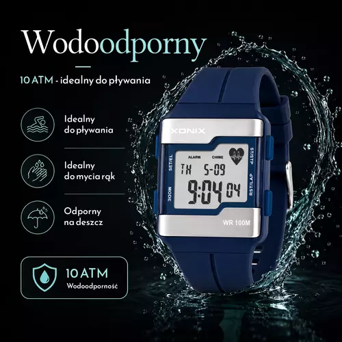 Zegarek XONIX HRM1 005 Z FUNKCJĄ PULSOMETRU 5