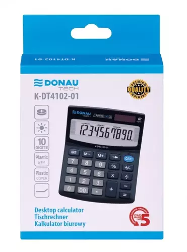 Kalkulator Donau Tech K-DT4102 czarny 2
