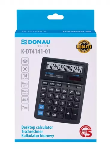 Kalkulator Donau Tech K-DT4141 czarny 2