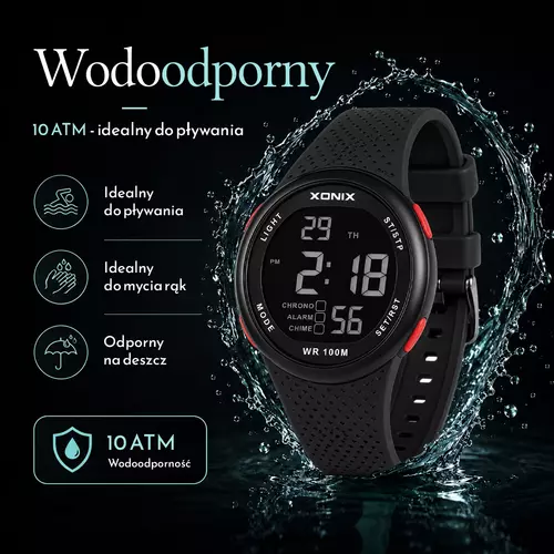 Zegarek XONIX GJ 007 TARCZA BLACK 5