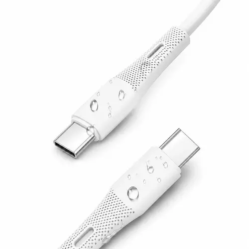 Kabel eXtremestyle silo C-C 65W 1m biały 4