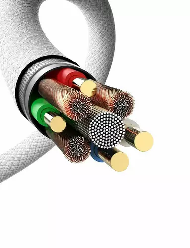 Kabel eXtremestyle Nylo C-C 65W 1m biały 3