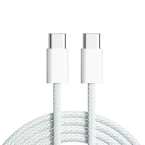 Kabel eXtremestyle Nylo C-C 65W 1m biały 2