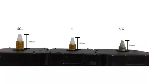 Mechanizm kwarcowy HQ 12888 średni 17mm z gwintem bez wskazówek SC1 2