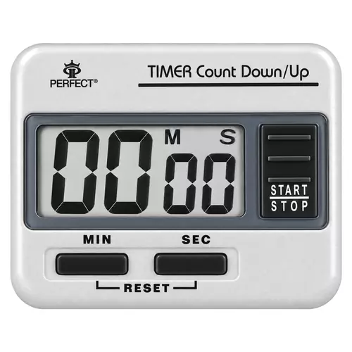 Minutnik LCD Perfect TM 86A SREBRNY 2