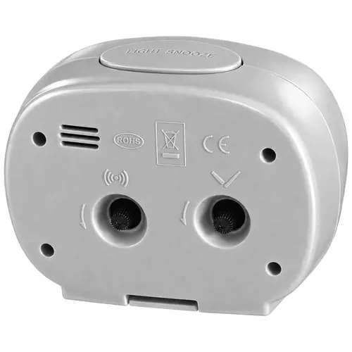 Budzik Kwarcowy Perfect BB 09007 Srebrny 2