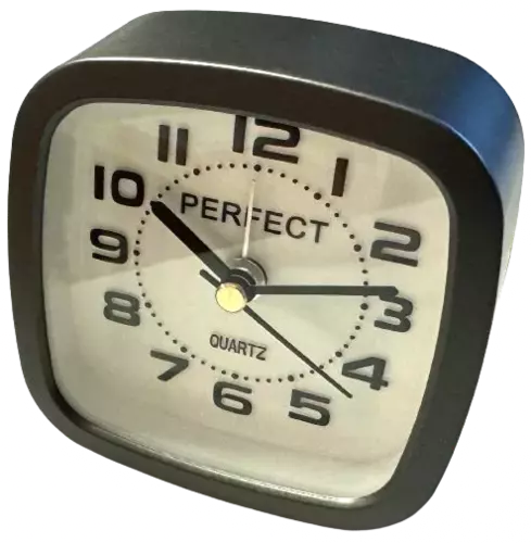 Budzik Kwarcowy Perfect FX-041 Grafitowy 2