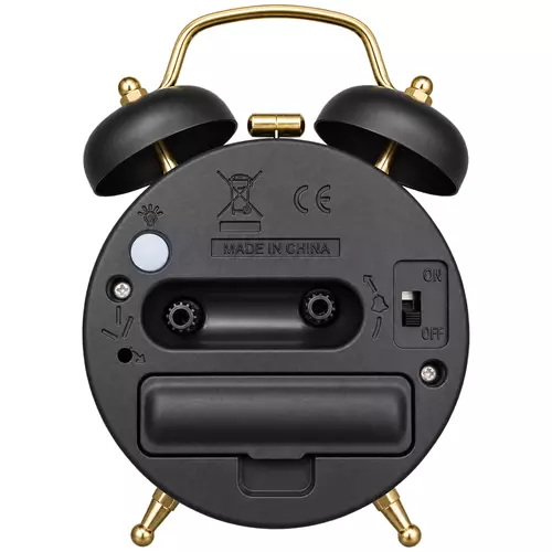 Budzik Kwarcowy PERFECT TB 09504 Czarny 3