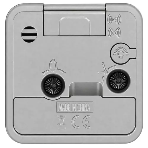 Budzik Kwarcowy PERFECT BB 06701 Srebrny 3