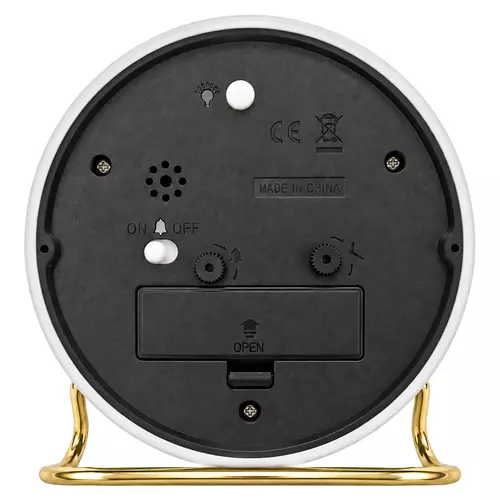 Budzik Kwarcowy PERFECT BB 11010 biały 3