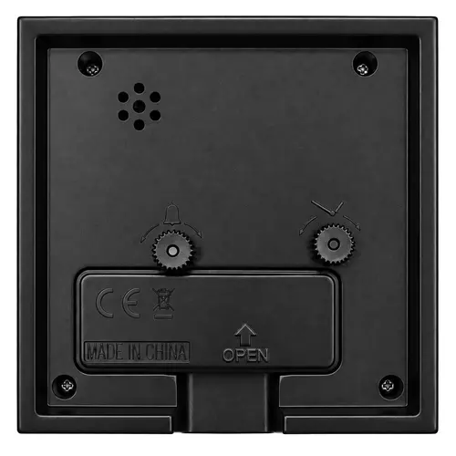 Budzik Kwarcowy PERFECT BB 08501 czarny 3