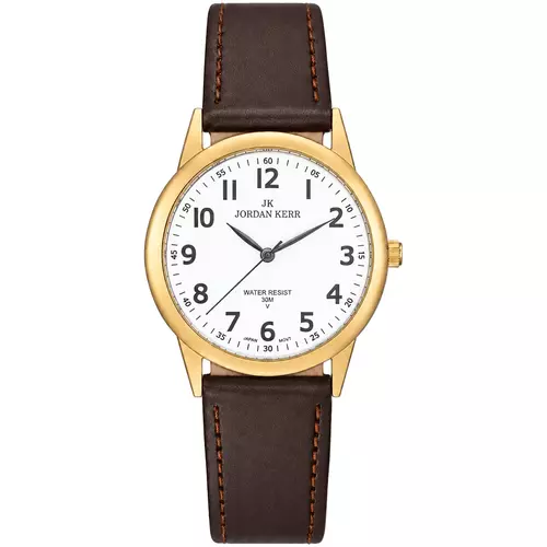 Zegarek JORDAN KERR LG003-08 IPG STANDARD pasek brązowy 4