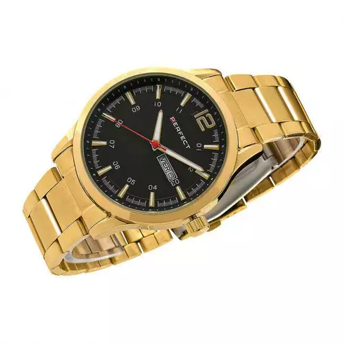Zegarek PERFECT M115B - 05 GOLD TARCZA BLACK 2