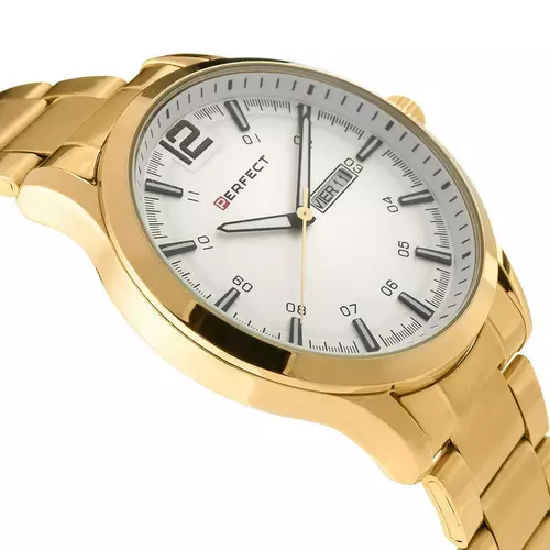 Zegarek PERFECT M115B - 04 GOLD TARCZA SILVER 3
