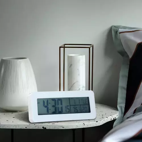 Budzik LCD Perfect JB-8202 Biały 2