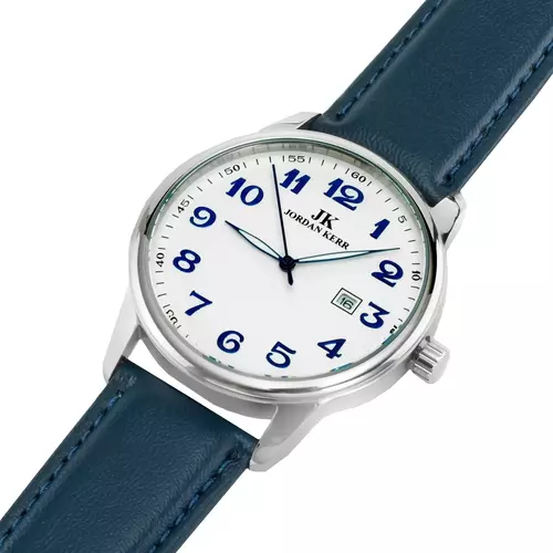 Zegarek Jordan Kerr  C4008 stalowy pasek granatowy 2