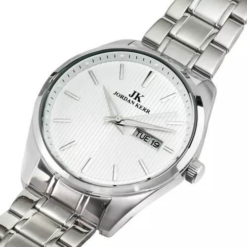 Zegarek JORDAN KERR  C4020 stalowy TARCZA SILVER 3