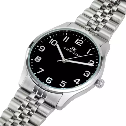 Zegarek Jordan Kerr C4021 stalowy TARCZA BLACK 3