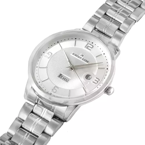 Zegarek JORDAN KERR  L1036 IPS srebrne cyfry 2