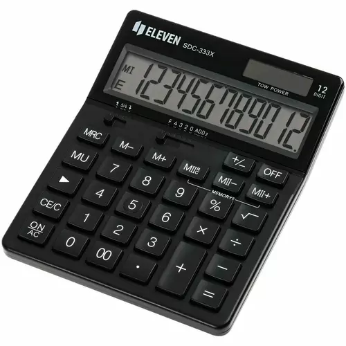 Kalkulator ELEVEN SDC333XBK 5