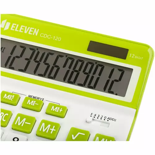 Kalkulator ELEVEN CDC120WH-GN 3