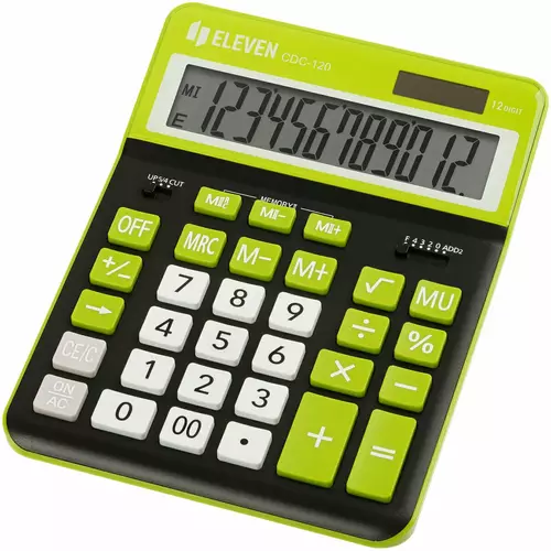 Kalkulator ELEVEN CDC120BK-GN 5
