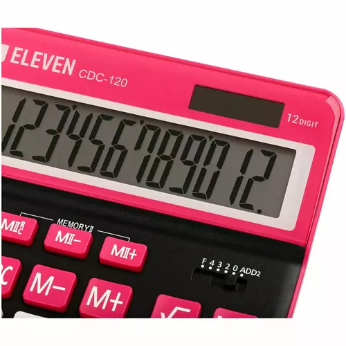Kalkulator ELEVEN CDC120BK-RD 3