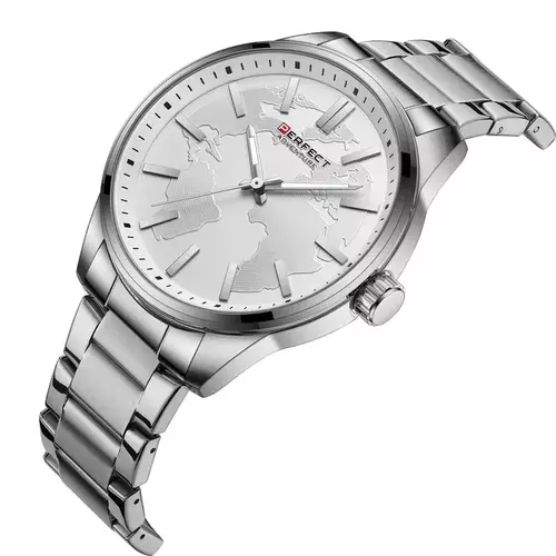 Zegarek Kwarcowy PERFECT M106-01 IPS tarcza silver 2