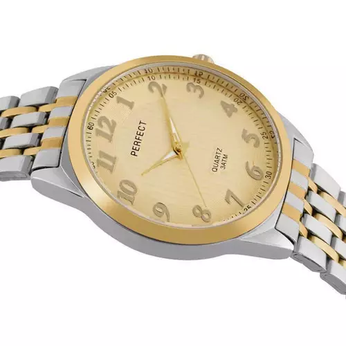 Zegarek Kwarcowy PERFECT P203-09 T/T tarcza gold 2