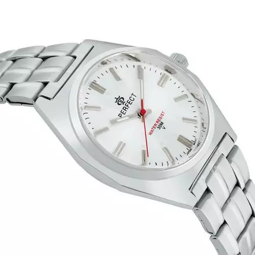 Zegarek Kwarcowy PERFECT P186-02 index silver 2