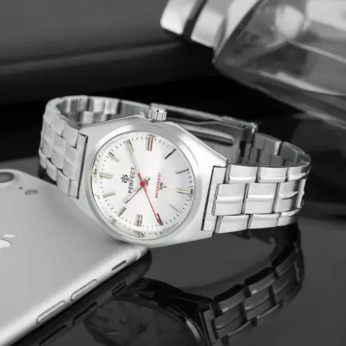 Zegarek Kwarcowy PERFECT P186-02 index silver 4