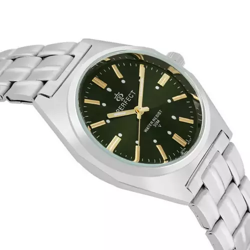 Zegarek Kwarcowy PERFECT P186-12 tarcza zielona 2