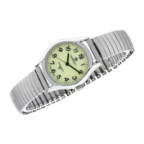 Zegarek PERFECT gumka damska silver XD135-03 2