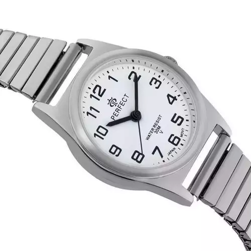 Zegarek PERFECT gumka damska silver XD164-01 2