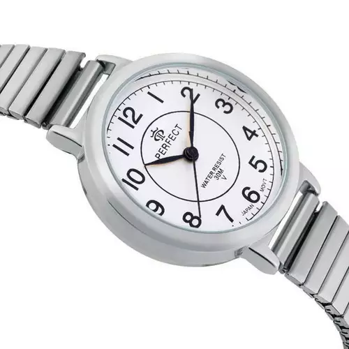 Zegarek PERFECT gumka damska silver XD283-06 2