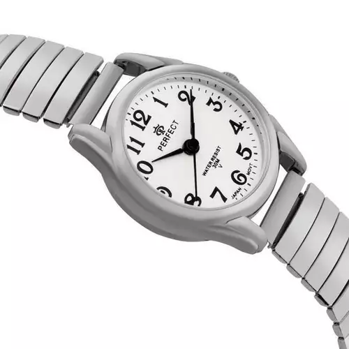 PERFECT GUMKA Damska  XD075 - 02 SILVER TARCZA SILVER 2