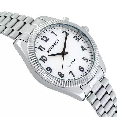 Zegarek PERFECT EL003S-01 SILVER Metal Standard Damski ILUMINATOR 3