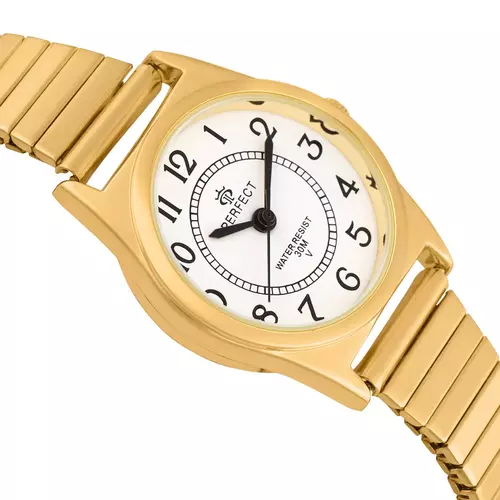 PERFECT GUMKA Damska GOLD  XD165-03  tarcza biała 4