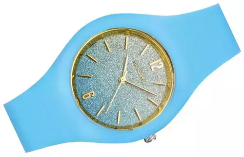 Zegarek Jordan Kerr P121W pasek silikon j.niebieski tarcza silver index gold 2