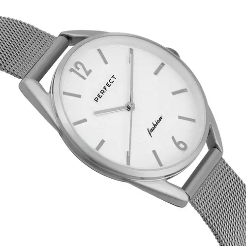 Zegarek PERFECT F347 SIATKA SILVER 2