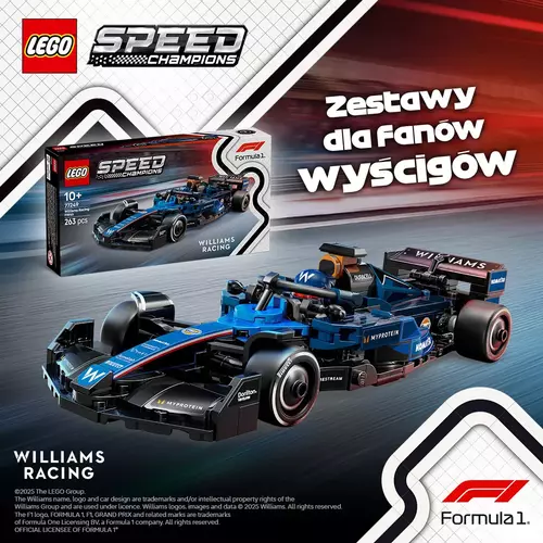 LEGO 77249 Bolid F1 Williams Racing FW46  2