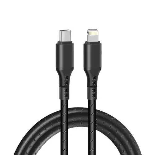 Kabel  eXtremestyle   Ampre Typ C Lightning 1.5m czarny 2