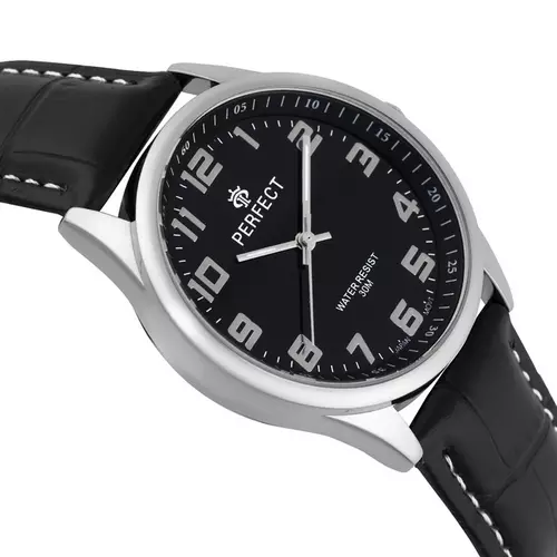 Zegarek Kwarcowy PERFECT C405L-05 Silver TARCZA CZARNA 2