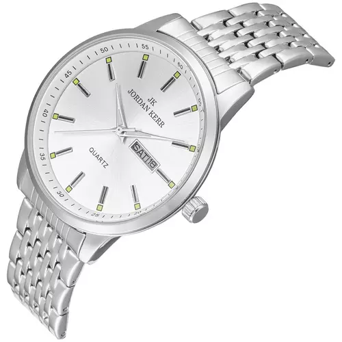 Zegarek JORDAN KERR L1068 IPS Srebrna Tarcza 4