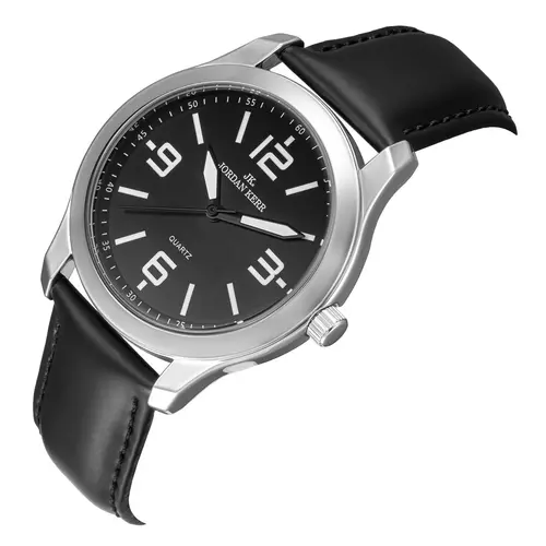 Zegarek JORDAN KERR P9011 IPS pasek czarny tarcza czarna 5