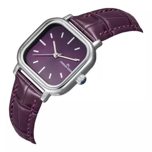 Zegarek JORDAN KERR P9001 IPS pasek fioletowy 4