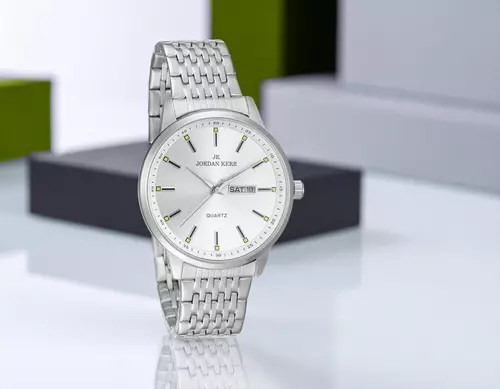 Zegarek JORDAN KERR L1068 IPS Srebrna Tarcza 5