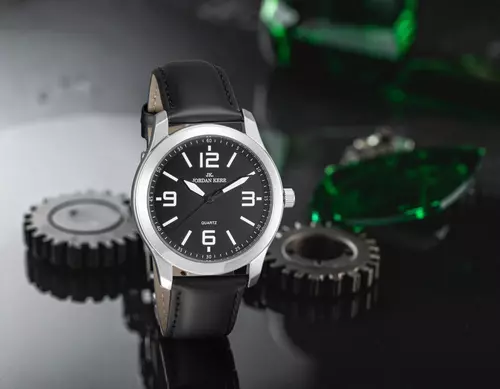 Zegarek JORDAN KERR P9011 IPS pasek czarny tarcza czarna 6